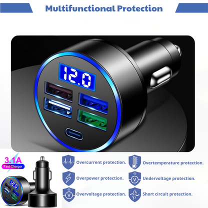 Carxti™ VoltGuard - Smart Car Charger PD & QC3.0