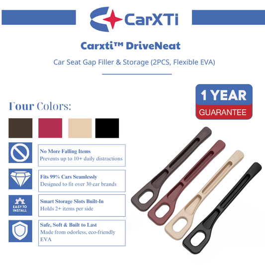 CarXTi™ DriveNeat  Car Seat Gap Filler & Storage (2PCS, Flexible EVA)